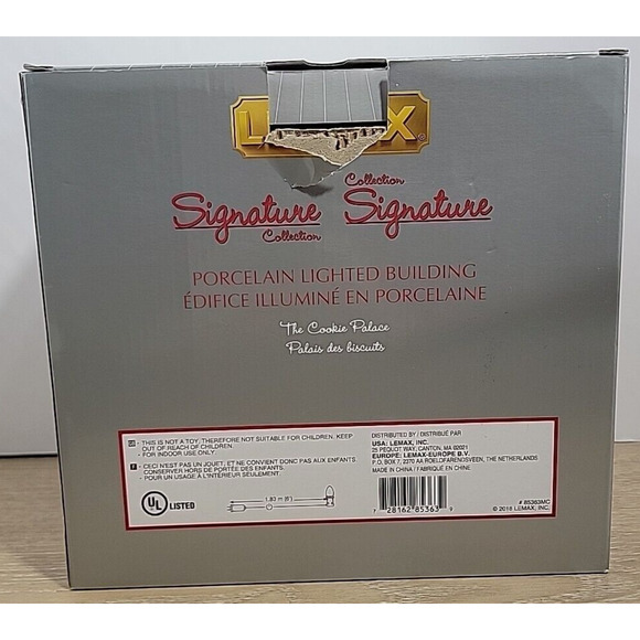 Lemax Signature Collection THE COOKIE PALACE 2018 Collector Porcelain Building - Picture 16 of 16